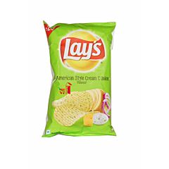 Lays American Style Cream & Onion potato chips  52gm
